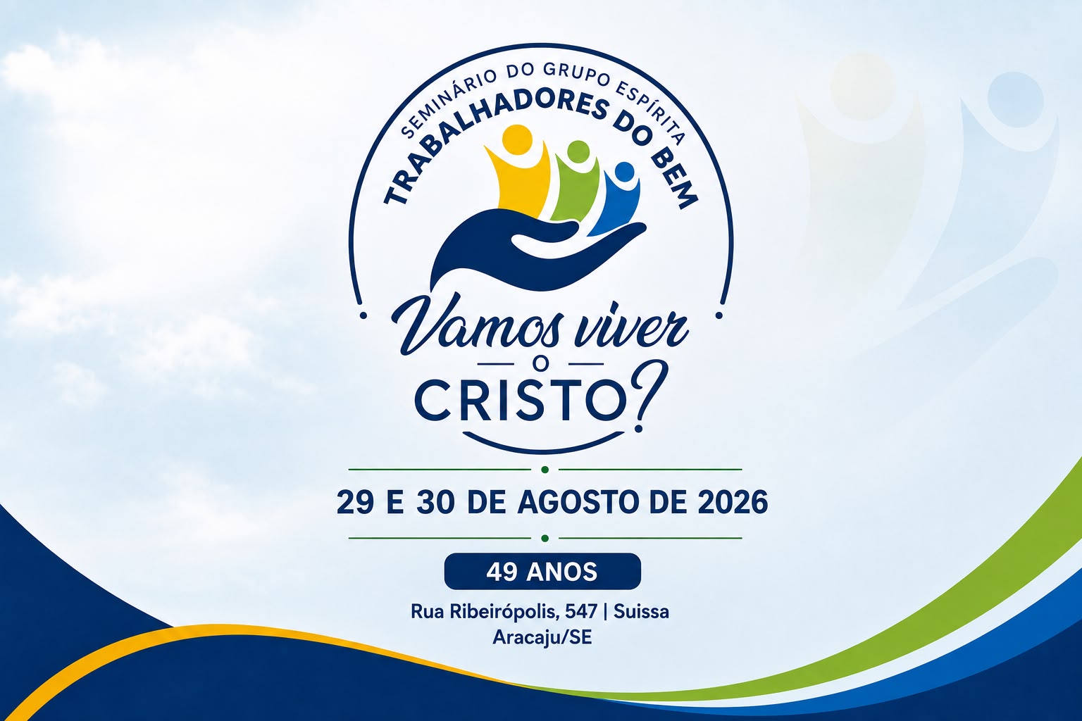 Grupo Espírita Trabalhadores do Bem celebra 49 anos com seminário sobre a prática dos ensinamentos cristãos