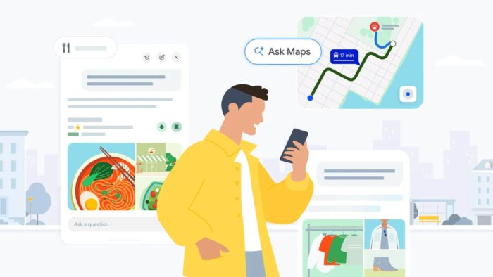 Google Maps ganha recurso de inteligência artificial que permite pedir refeição, reservar hotéis e planejar rotas