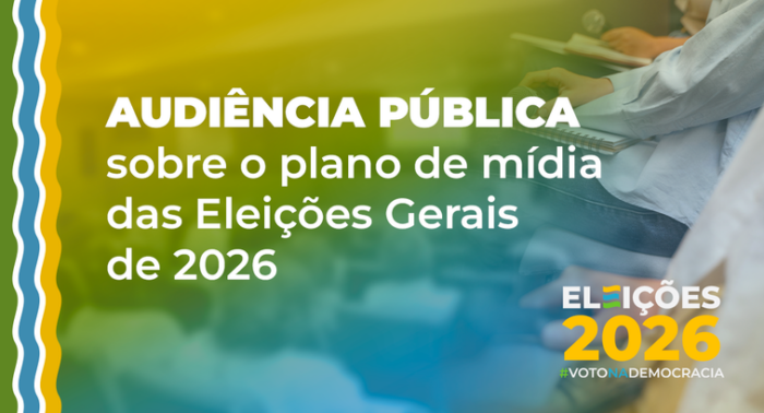 Nesta quinta-feira (20), Tribunal Regional Eleitoral de Sergipe realiza audiência pública sobre plano de mídia das Eleições Gerais de 2026