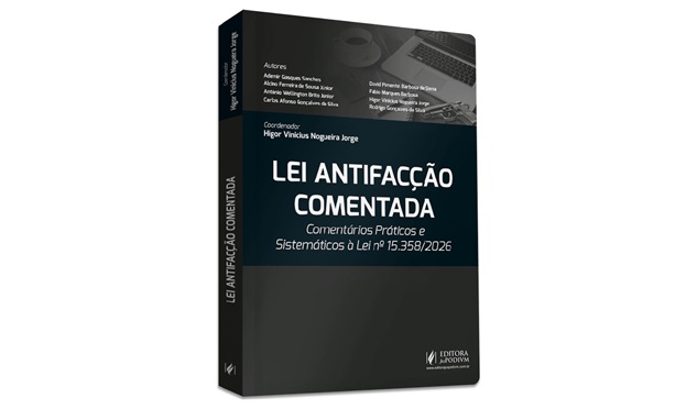 Livro aborda impactos e aplicação da nova Lei Antifacção