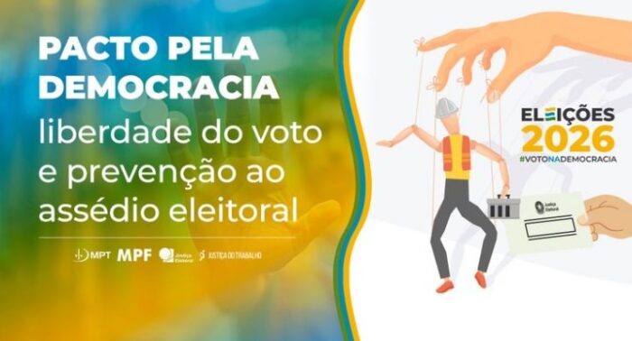 MPT-SE e TRE-SE firmarão Pacto pela Democracia, Liberdade do Voto e prevenção ao Assédio Eleitoral
