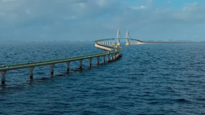 Salvador – Itaparica: maior ponte da América Latina terá 12,4 km de extensão e guindastes flutuantes