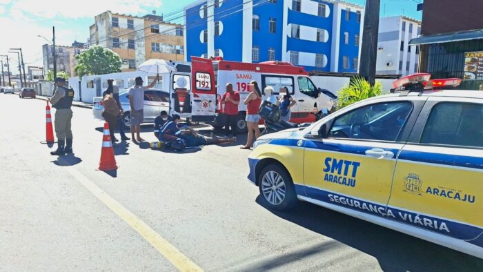 Central da SMTT registra 54 acidentes de trânsito em uma semana em Aracaju