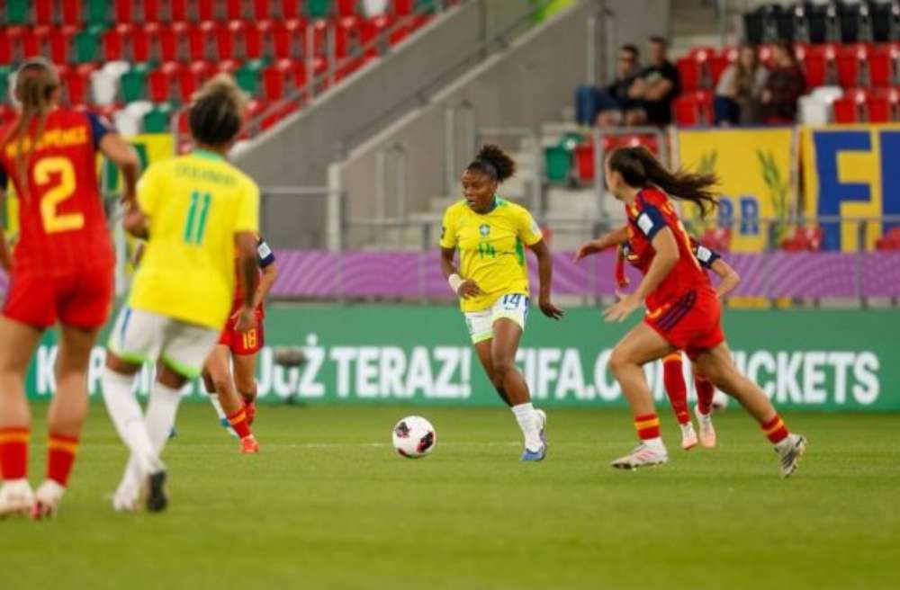 Brasil perde para Espanha e é eliminado da Copa do Mundo Feminina Sub-20