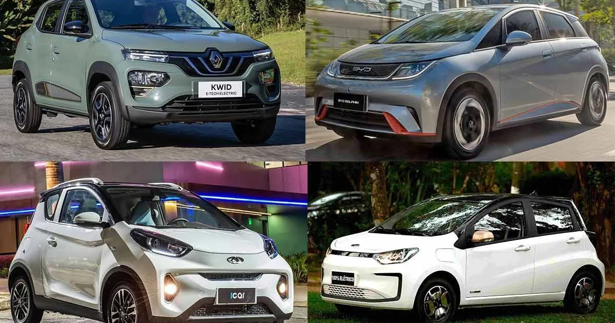 Participação de veículos elétricos em vendas totais no Brasil chega a mais de 10%