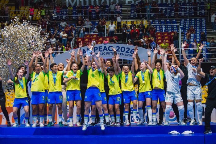 Seleção Brasileira de Futsal Feminino Sub-20 conquista tetracampeonato