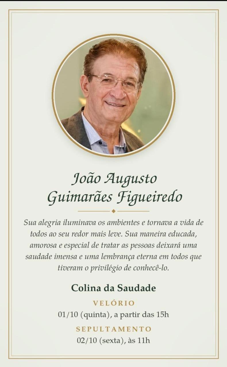 Morre o médico João Augusto Guimarães Figueiredo