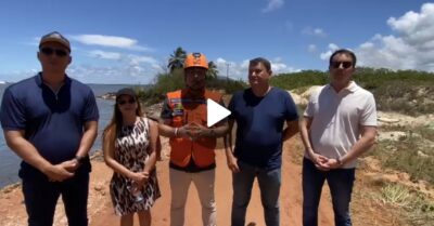 Estado acompanha situação, reforça alerta e adota medidas emergenciais na Praia do Saco, no município sergipano de Estância