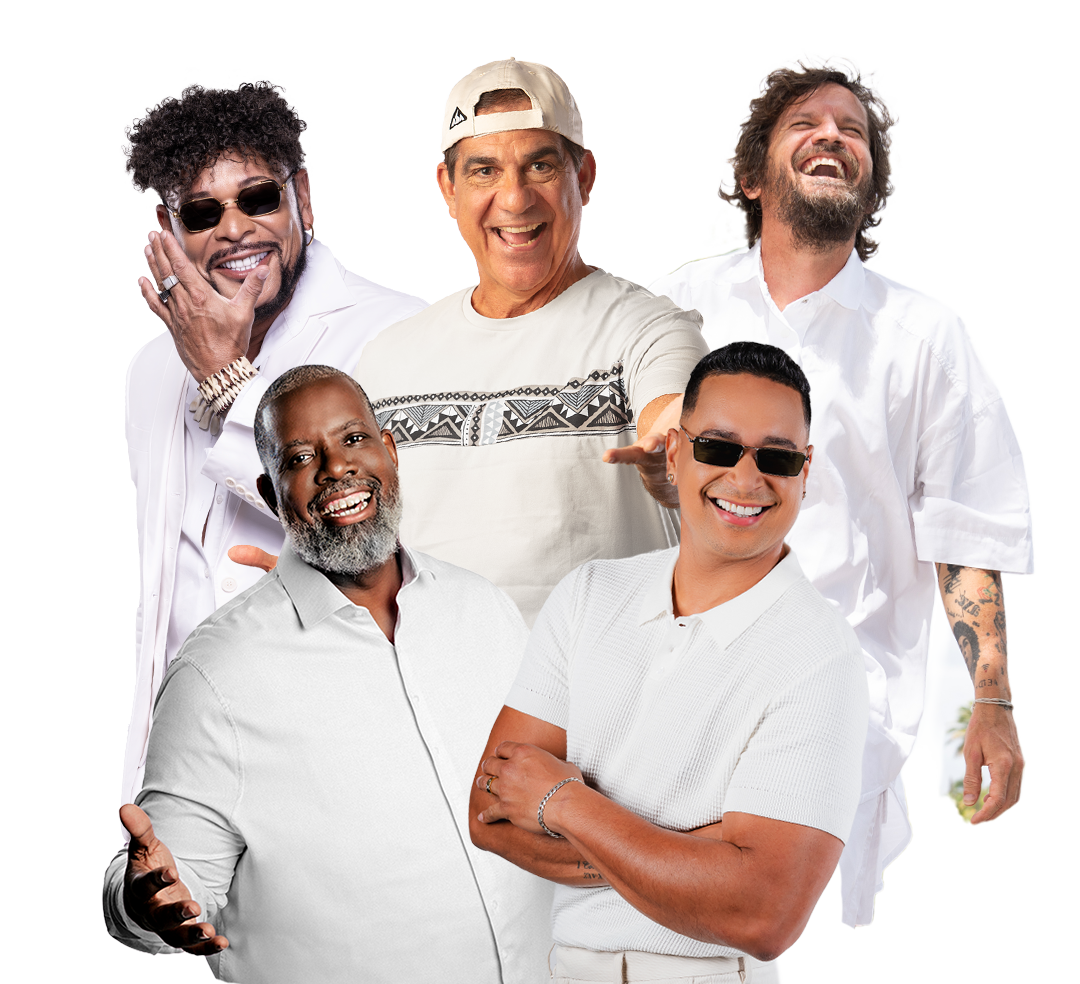 Saulo, Durval, Jau, Xanddy Harmonia e Péricles comandam a virada no Réveillon Guarajuba 