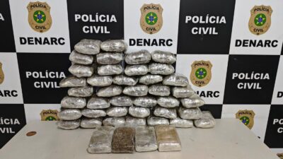 Mulher é presa com mais de 24 kg de maconha ao desembarcar em Aracaju