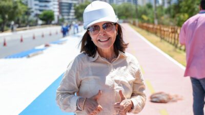 Prefeita de Aracaju entrega reforma do calçadão da 13 de Julho