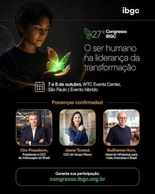 Congresso do IBGC abordará liderança humana na jornada das transformações
