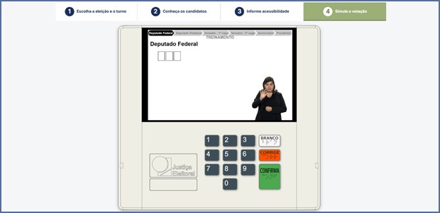 Simulador da urna eletrônica ultrapassa 200 mil acessos e recebe aperfeiçoamento