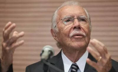 Ex-presidente José Sarney é internado com pneumonia; estado de saúde é estável