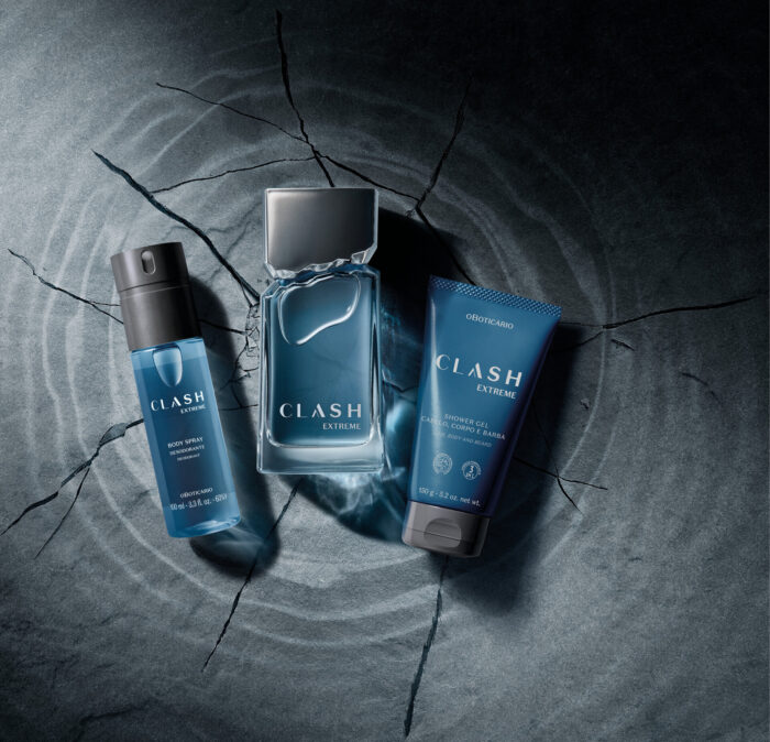 A força máxima do frescor: O Boticário apresenta Clash Extreme, com blend aromático duas vezes mais concentrado