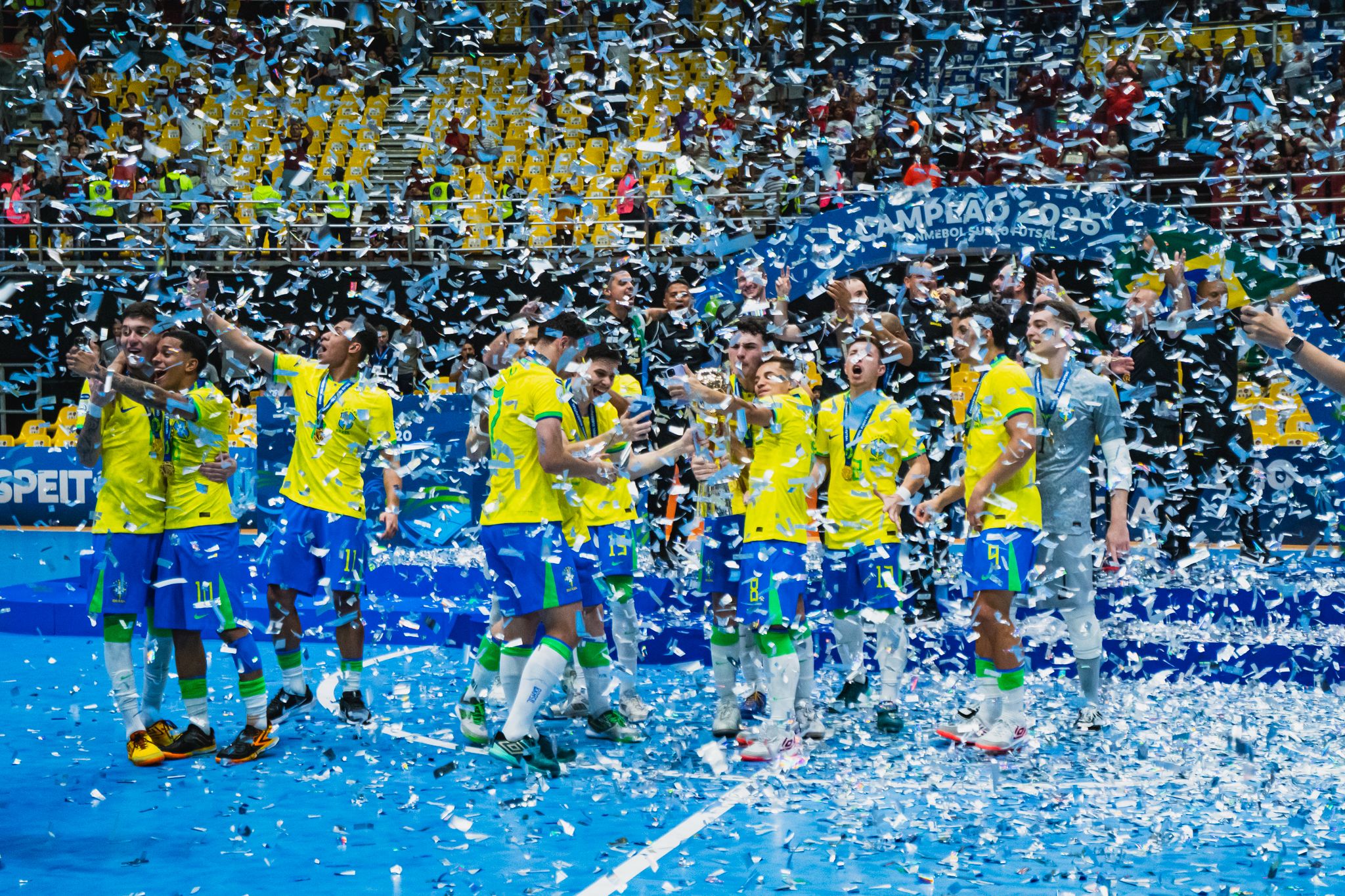 Brasil vence Venezuela e conquista Sul-Americano Masculino Sub-20 de Futsal