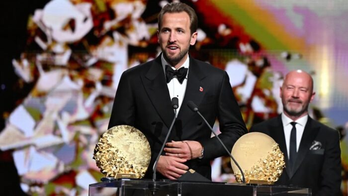 Bola de Ouro 2026: Harry Kane é eleito o melhor jogador do mundo