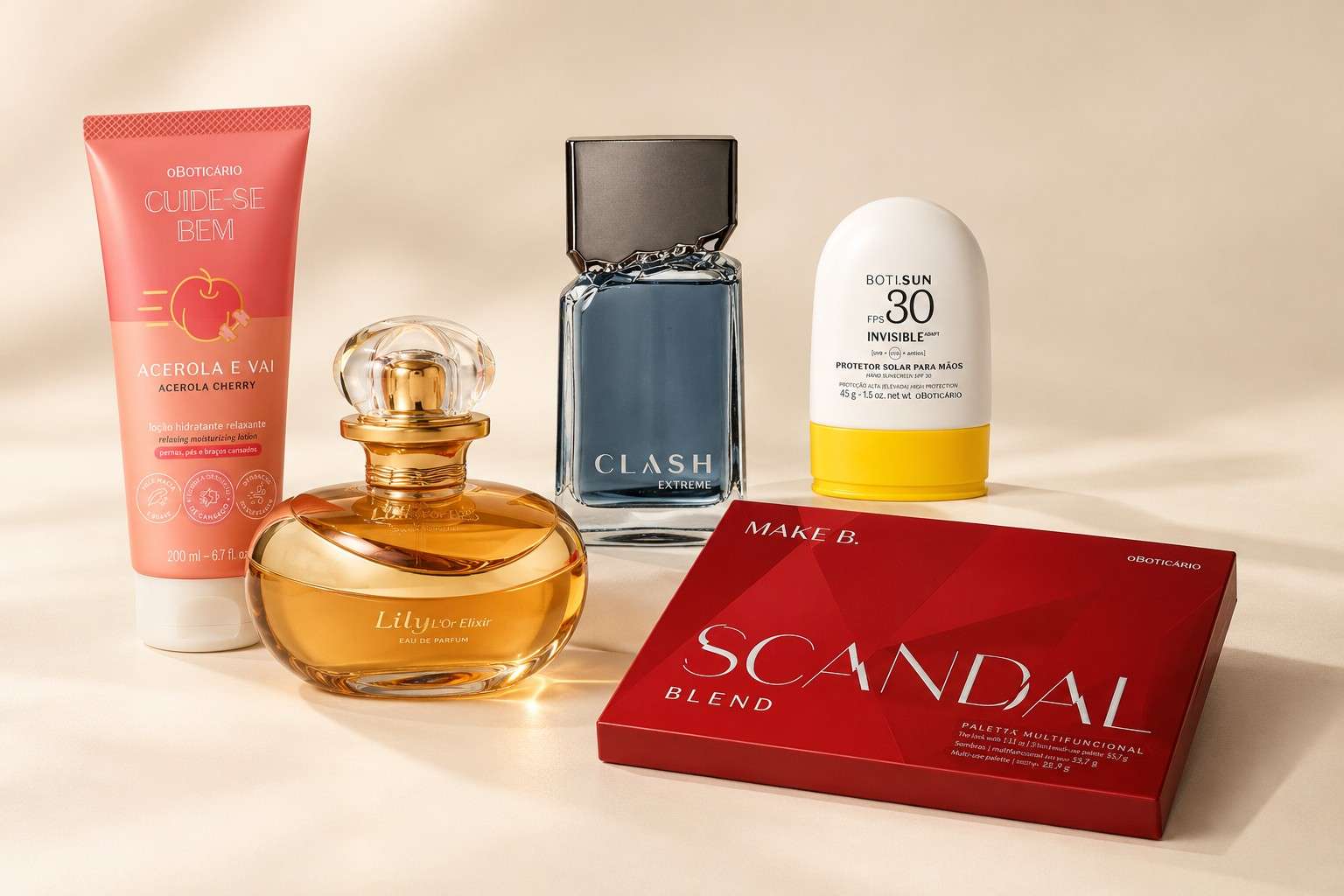Da alta perfumaria aos itens de beleza para o sport care, O Boticário reúne novidades para o mês de outubro 