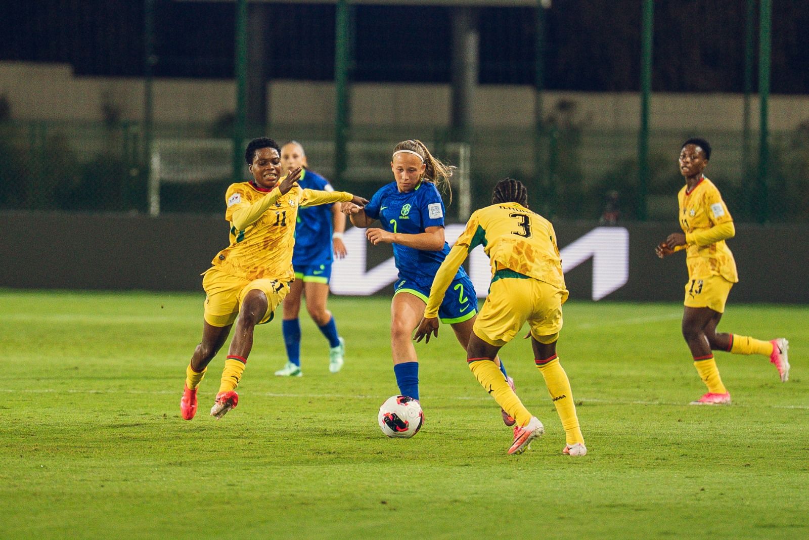Seleção Brasileira Feminina empata com Gana por 3 x 3 pela 2ª rodada da fase grupos da Copa do Mundo Sub-17