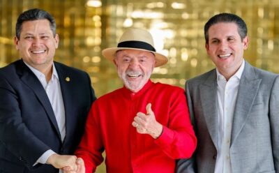 Hugo e Alcolumbre pavimentam reeleição no Congresso com vitória de Lula