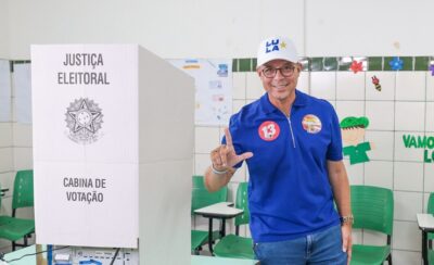 Governador vota no Dinâmico e demonstra confiança em vitória de Lula