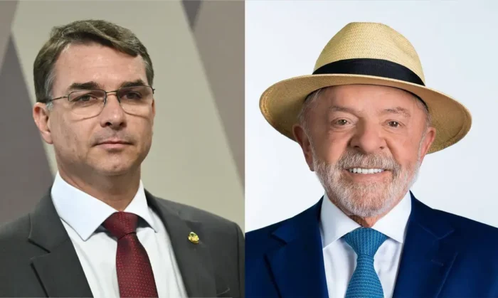 Lula e Flávio Bolsonaro se enfrentam em debate da Band neste domingo (18)