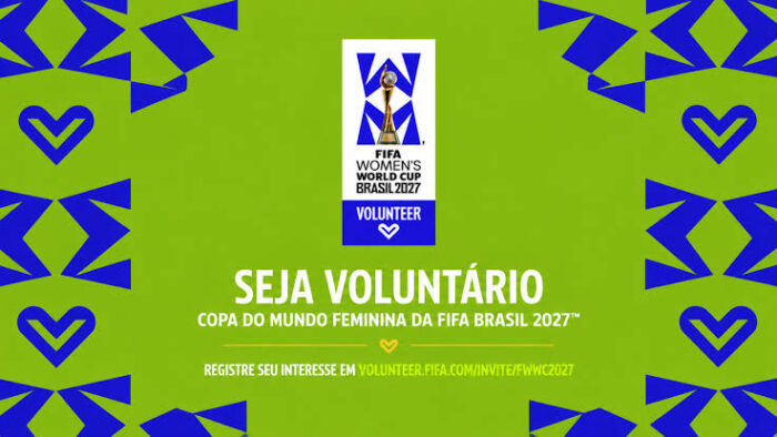 Copa do Mundo Feminina de 2027 atinge recorde de inscrições para voluntários
