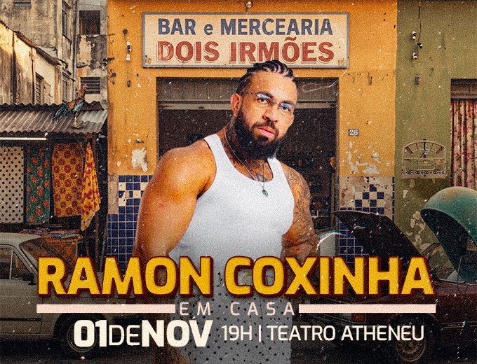 Humorista sergipano, Ramon Coxinha apresenta stand-up no domingo (1º), no Teatro Atheneu