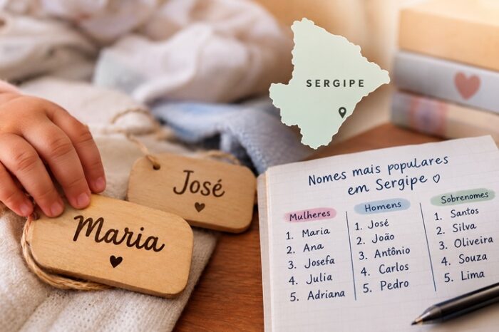 Maria e José lideram ranking de nomes mais populares em Sergipe; Santos é o sobrenome mais comum