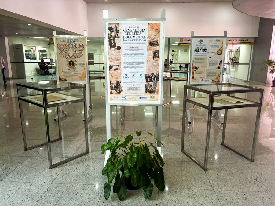 Arquivo Judiciário do TJ-SE abre exposição sobre genealogia de Sergipe