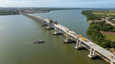 Ponte de R$ 207 milhões entre Sergipe e Alagoas tem entrega prevista para dezembro de 2026